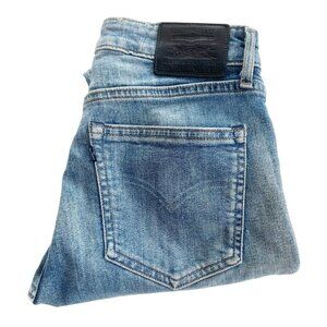 Levi's Selvedge Black Label Big E High Rise Skinny Jeans Pocket Detail